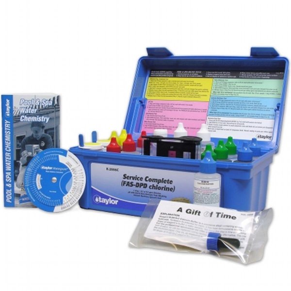 Taylor Technologies Service Complete Pool Water Test Kit TA60107